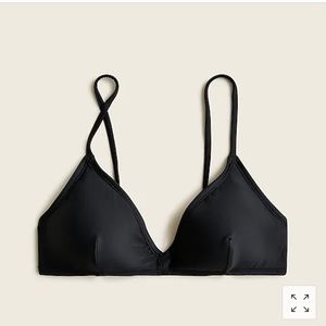 J.Crew Lace Up French Bikini Top